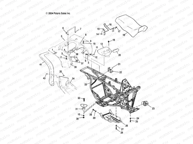 REAR CAB and SEAT - A05CD32AA/AB/AC (4994909490A03) | REAR CAB and SEAT - A05CD32AA/AB/AC (4994909490A03)