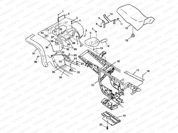 REAR CAB and SEAT - A99CC28CA (4949484948a005) | REAR CAB and SEAT - A99CC28CA (4949484948a005)