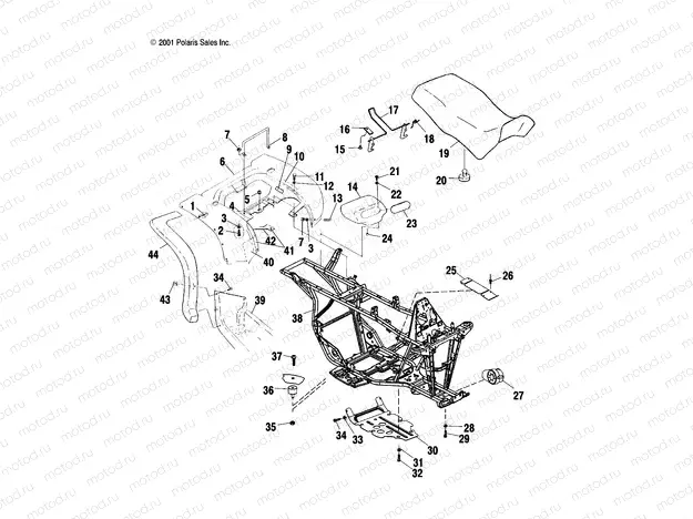 REAR CAB and SEAT - C02CD50AC (4972407240A03) | REAR CAB and SEAT - C02CD50AC (4972407240A03)