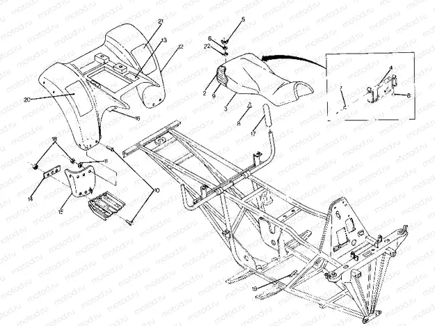Rear Cab Assembly (4915951595002A) | Rear Cab Assembly (4915951595002A)