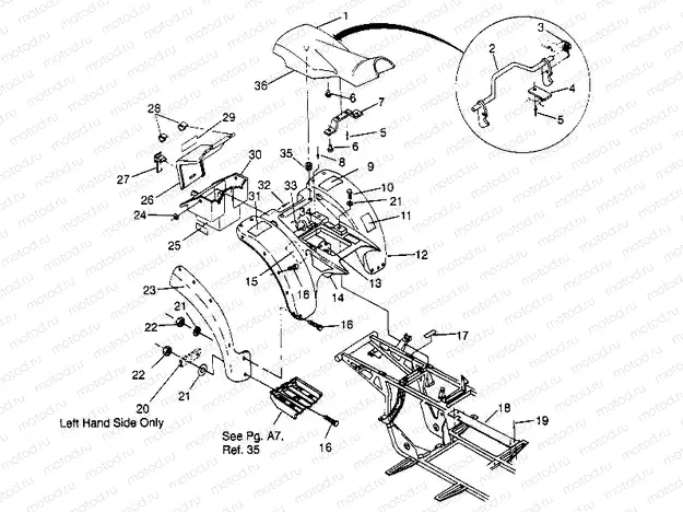 REAR CAB ASSEMBLY  4X4 400L W948140 (4926772677A006) | REAR CAB ASSEMBLY  4X4 400L W948140 (4926772677A006)