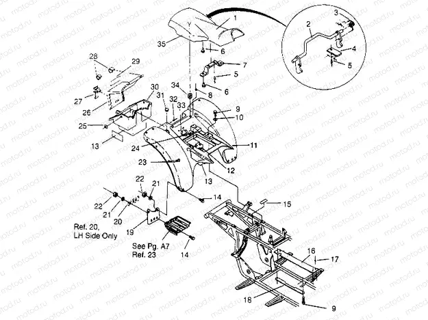 REAR CAB ASSEMBLY Trail Blazer W957221 (4930363036A006) | REAR CAB ASSEMBLY Trail Blazer W957221 (4930363036A006)