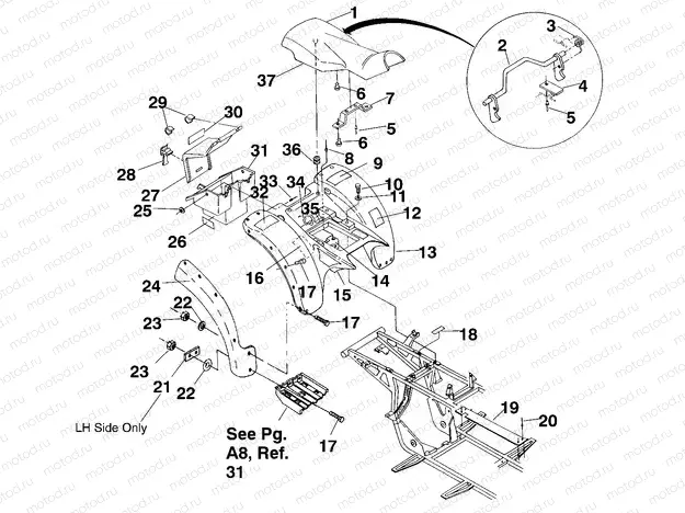 REAR CAB ASSEMBLY - W958144 (4926862686a007) | REAR CAB ASSEMBLY - W958144 (4926862686a007)
