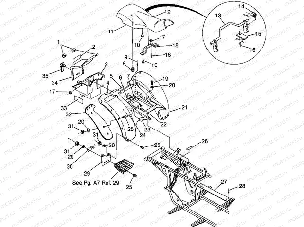 REAR CAB Magnum 2X4 W967544 (4936033603A006) | REAR CAB Magnum 2X4 W967544 (4936033603A006)