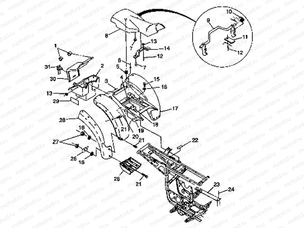 REAR CAB - S98AC42E (4945214521A006) | REAR CAB - S98AC42E (4945214521A006)