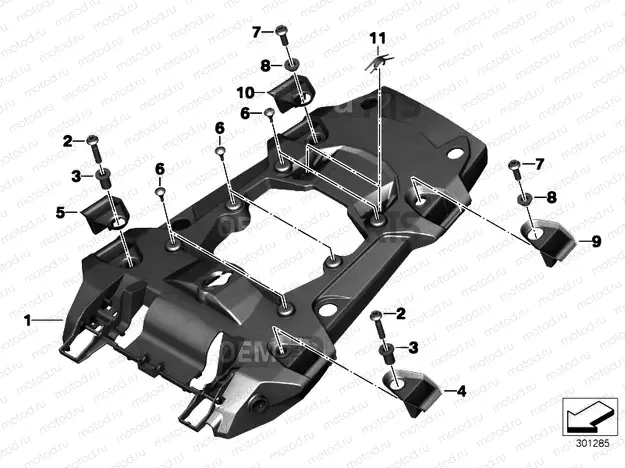 REAR CARRIER PART