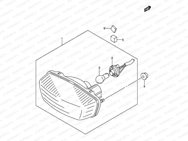 REAR COMBINATION (MODEL K5/K6/K7)