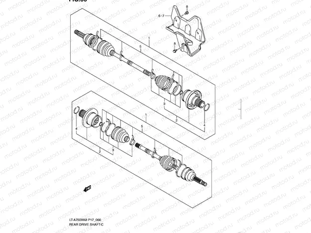 REAR DRIVE SHAFT