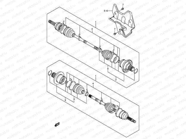 REAR DRIVE SHAFT