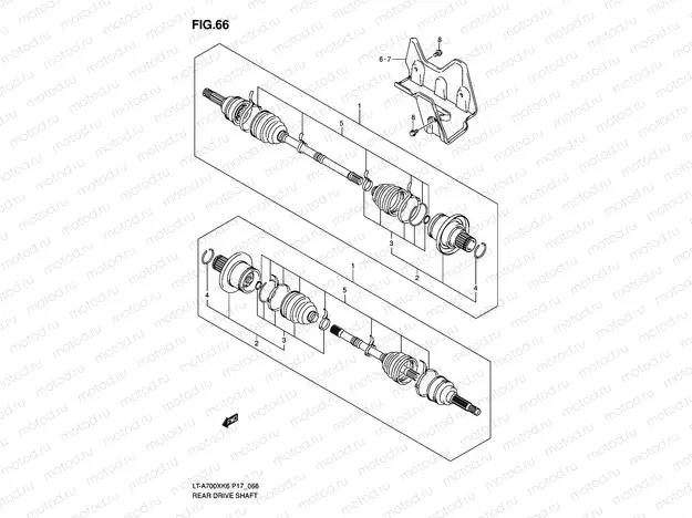 REAR DRIVE SHAFT