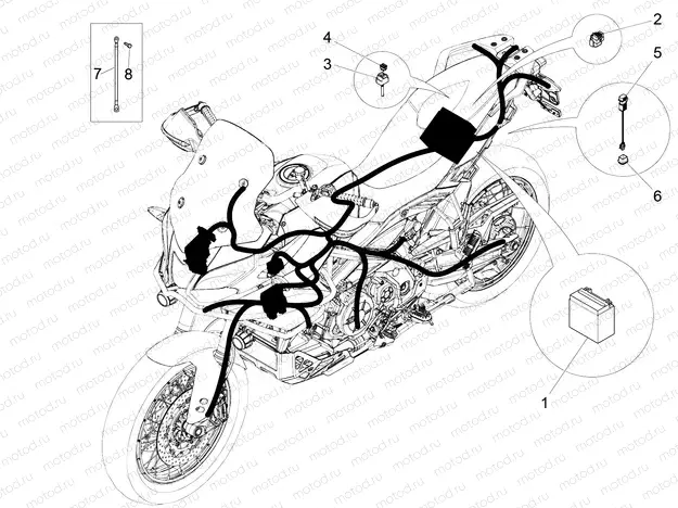 Rear electrical system
