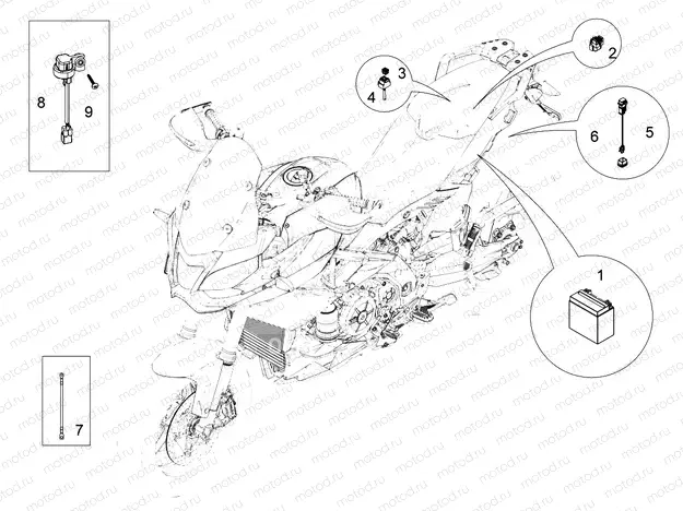 Rear electrical system