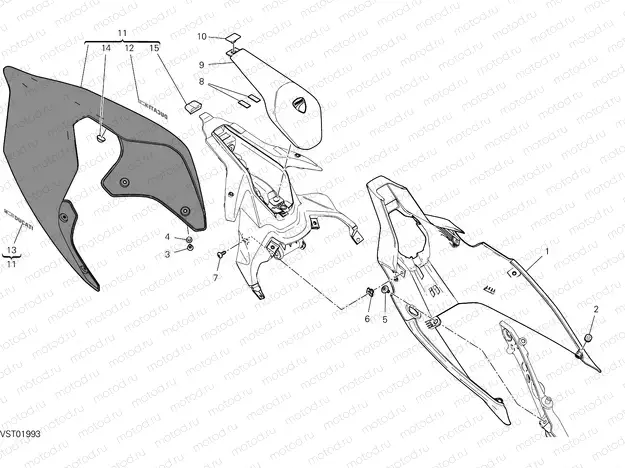 REAR FAIRING [MOD:PANV4916]