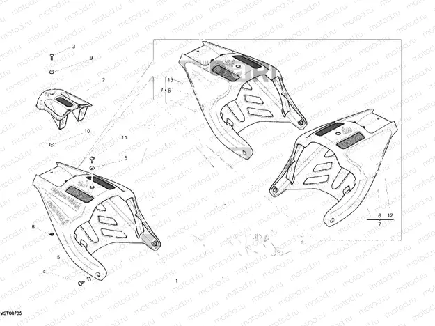 REAR FAIRING » PLASTICS
