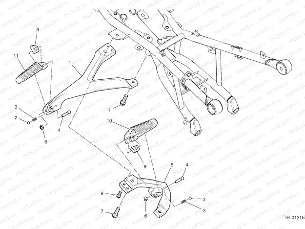 REAR FOOTREST [MOD:PANV2]