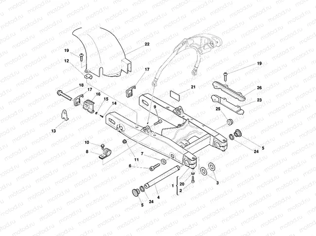 REAR FORK