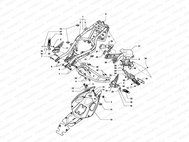 Rear Frame Assembly