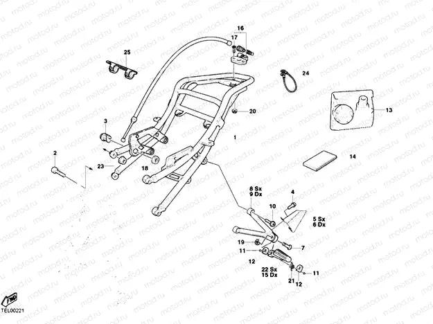 REAR FRAME BIPOSTO » FRAME