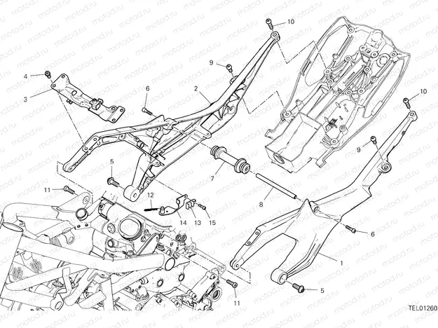 REAR FRAME COMP. [MOD:DVLAMBO]