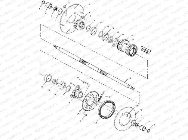 REAR HOUSING - A01BA50AA (4963716371C003) | REAR HOUSING - A01BA50AA (4963716371C003)