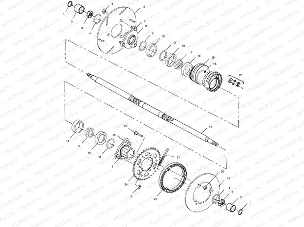 REAR HOUSING - A02BA38CA (4969936993B13) | REAR HOUSING - A02BA38CA (4969936993B13)