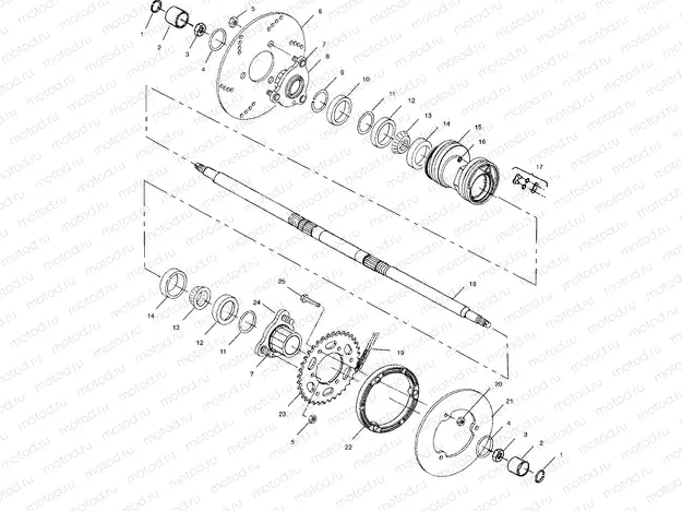 REAR HOUSING - A02BG38CA (4974677467B14) | REAR HOUSING - A02BG38CA (4974677467B14)