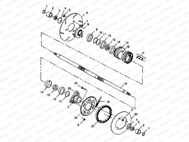 REAR HOUSING - W98BC50A (4944994499c005) | REAR HOUSING - W98BC50A (4944994499c005)