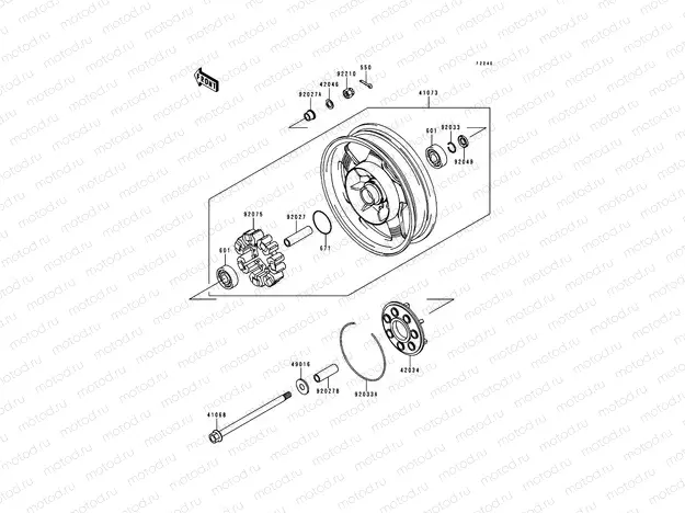 Rear Hub