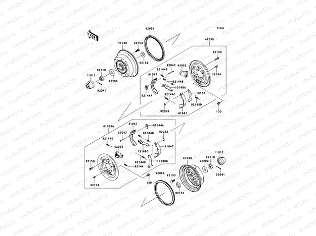 Rear Hubs/Brakes