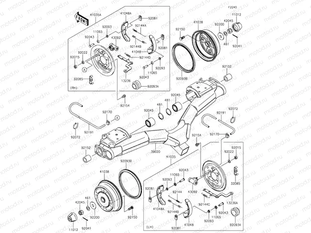 Rear Hubs/Brakes
