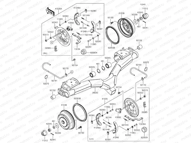 Rear Hubs/Brakes