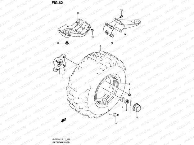 REAR LEFT WHEEL