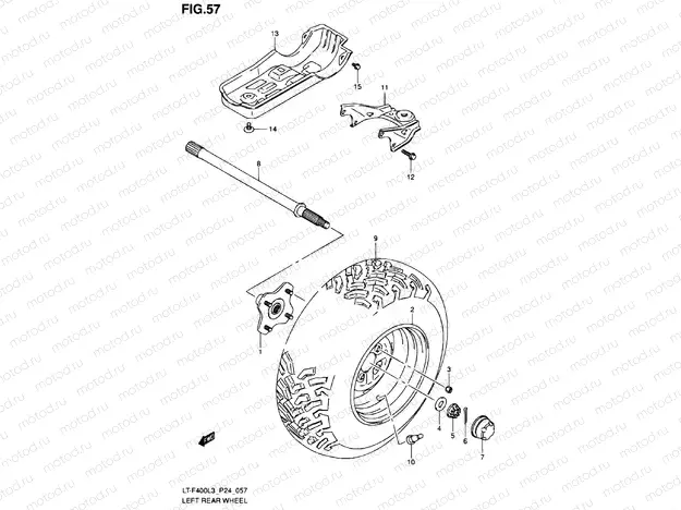 REAR LEFT WHEEL