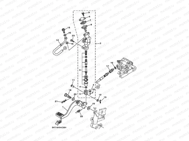 REAR MASTER CYLINDER
