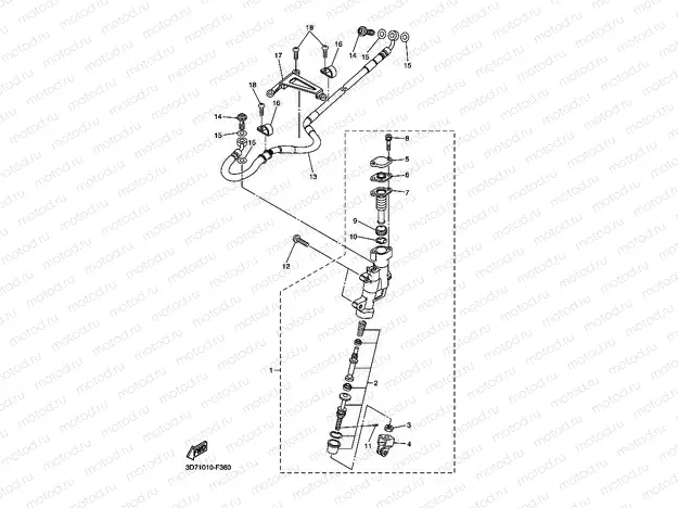REAR MASTER CYLINDER