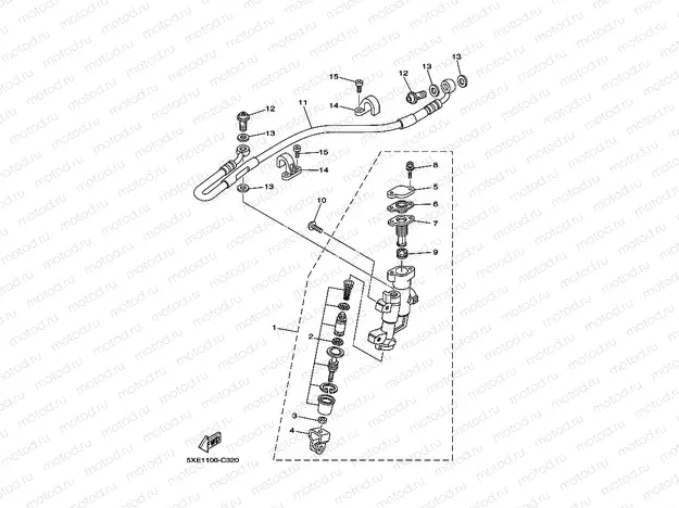 REAR MASTER CYLINDER