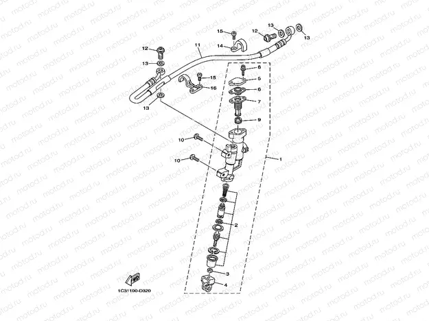 REAR MASTER CYLINDER