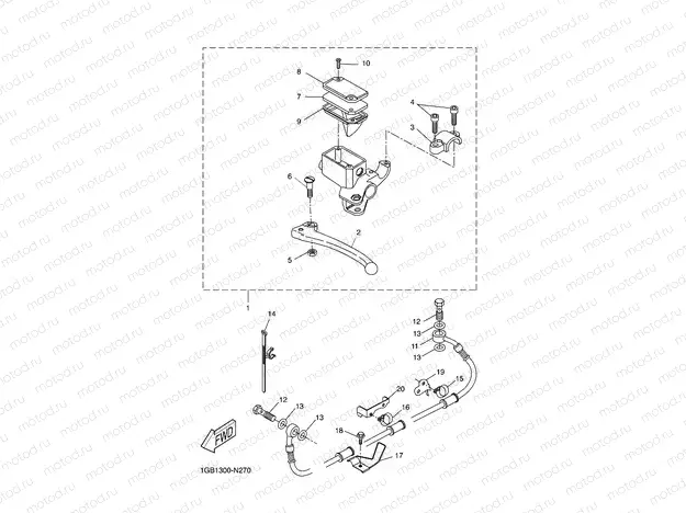 REAR MASTER CYLINDER