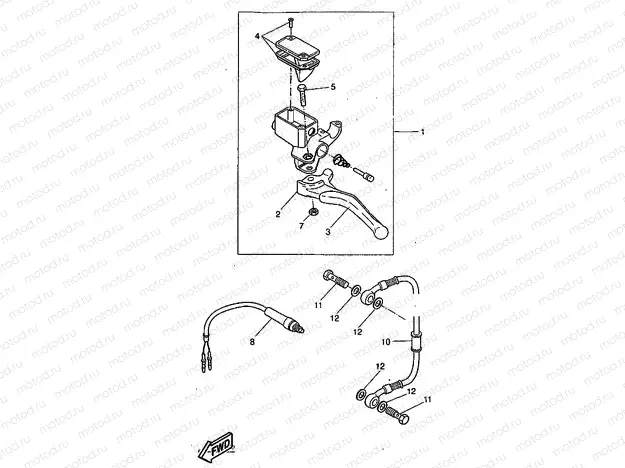 REAR MASTER CYLINDER