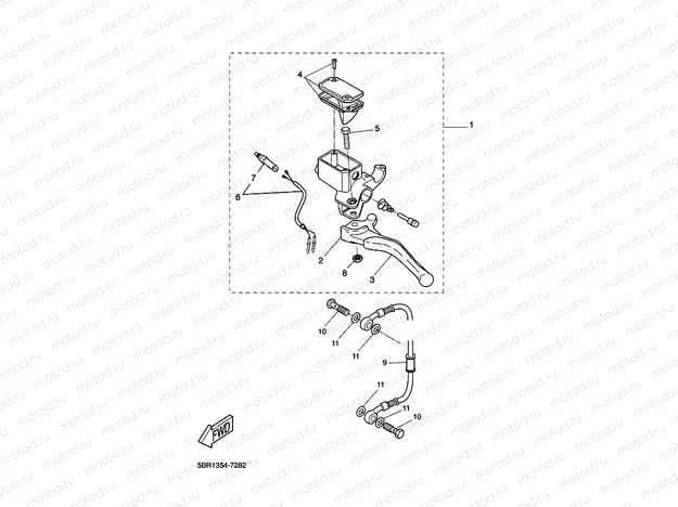 REAR MASTER CYLINDER