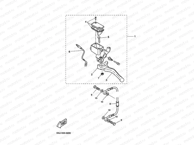 REAR MASTER CYLINDER