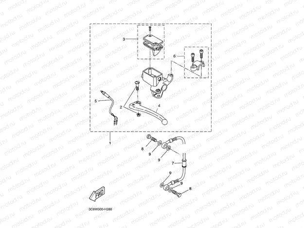 REAR MASTER CYLINDER