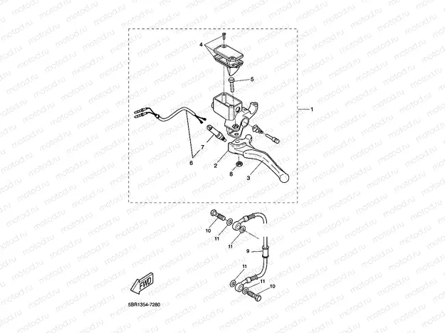REAR MASTER CYLINDER