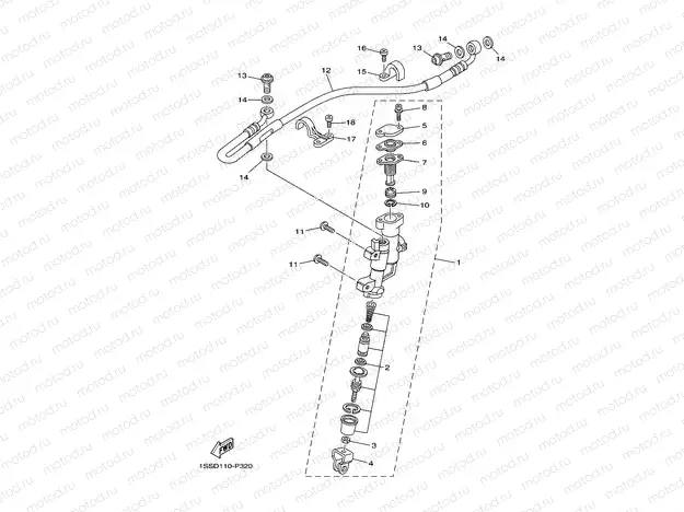 REAR MASTER CYLINDER