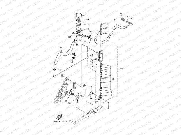 REAR MASTER CYLINDER