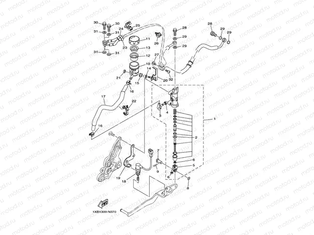 REAR MASTER CYLINDER