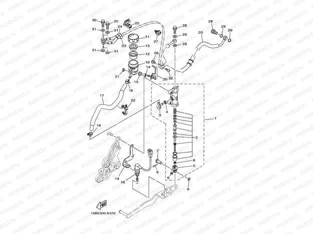 REAR MASTER CYLINDER