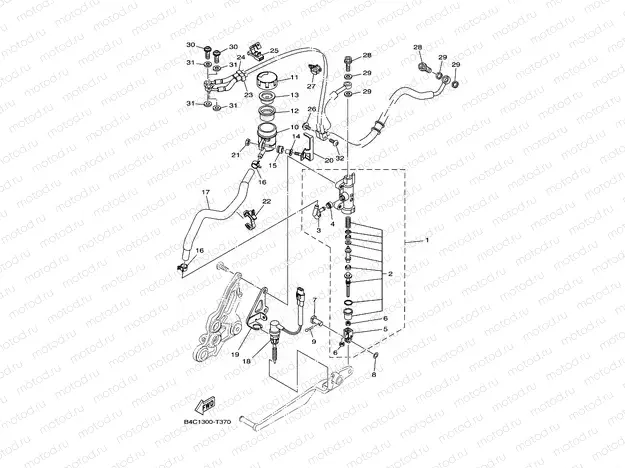 REAR MASTER CYLINDER