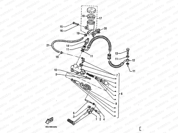 REAR MASTER CYLINDER