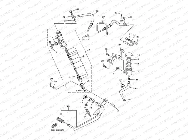 REAR MASTER CYLINDER